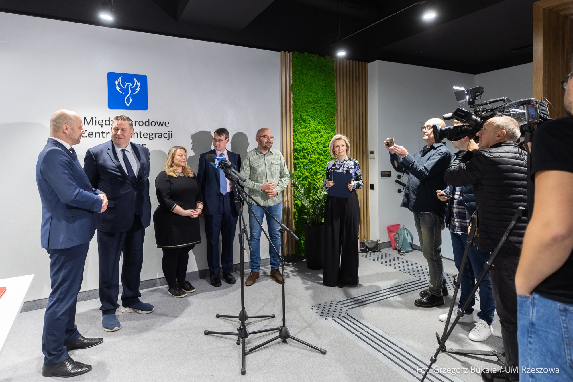 zdjęcie z konferencji prasowej w ramach partnerstwa Miasta Rzeszowa i Londynu na rzecz rozwoju gospodarczego, fot. Grzegorz Bukała, Urząd Miasta Rzeszowa